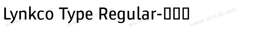 Lynkco Type Regular字体转换